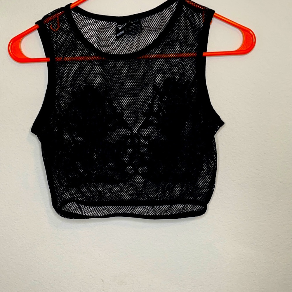 Mesh crop top